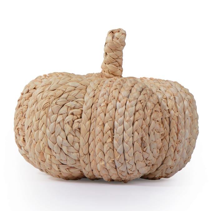 The Lifestyle Edit Harvest Rattan Pumpkin 