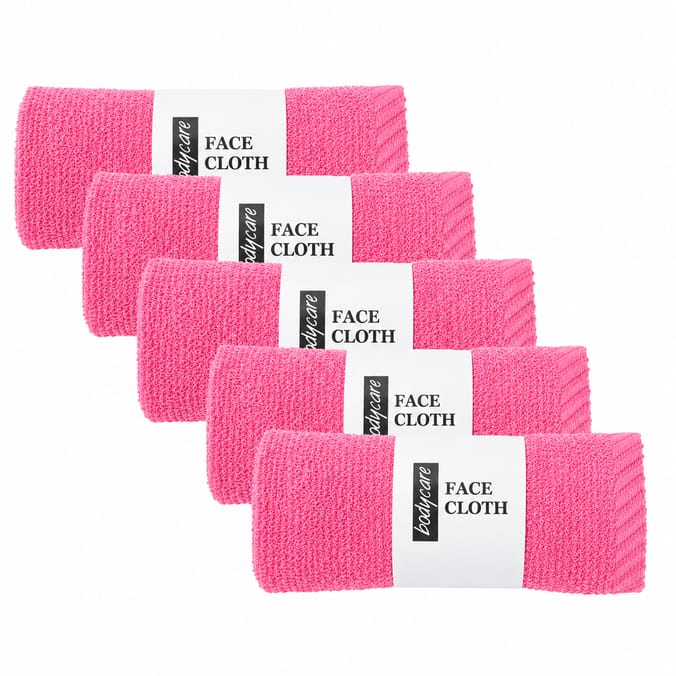 Bodycare Face Cloth x5