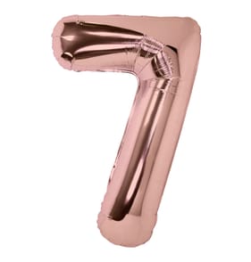 Lets Party Rose Gold Foil 7 Balloon