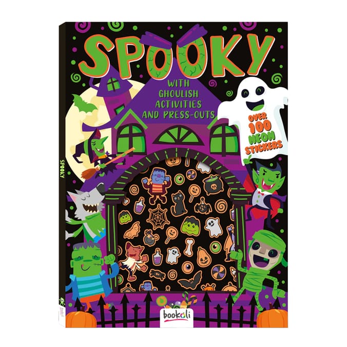 Spooky Neon Sticker Book