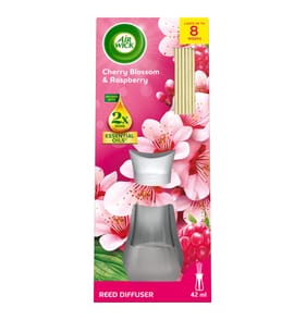 Air Wick Essential Oils Reeds Diffuser 42ml - Cherry Blossom & Raspberry