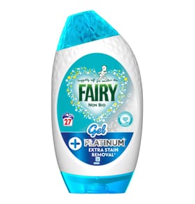 Fairy Non Bio Platinum Liquid Gel 27 Washes 891ml