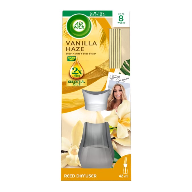Air Wick Vanilla Haze Essential Oils Reeds Diffuser 42ml