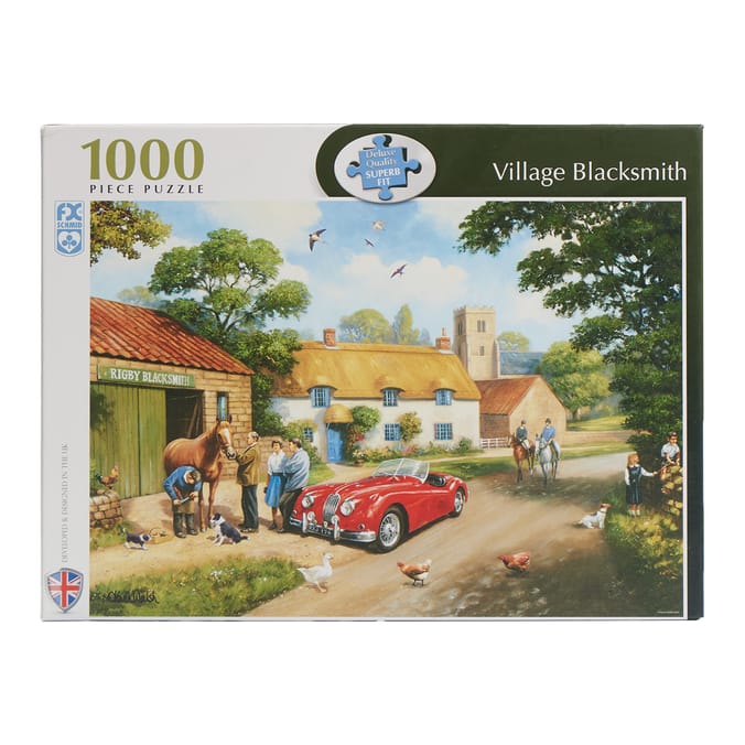 1000 Piece Puzzle - Village Blacksmith