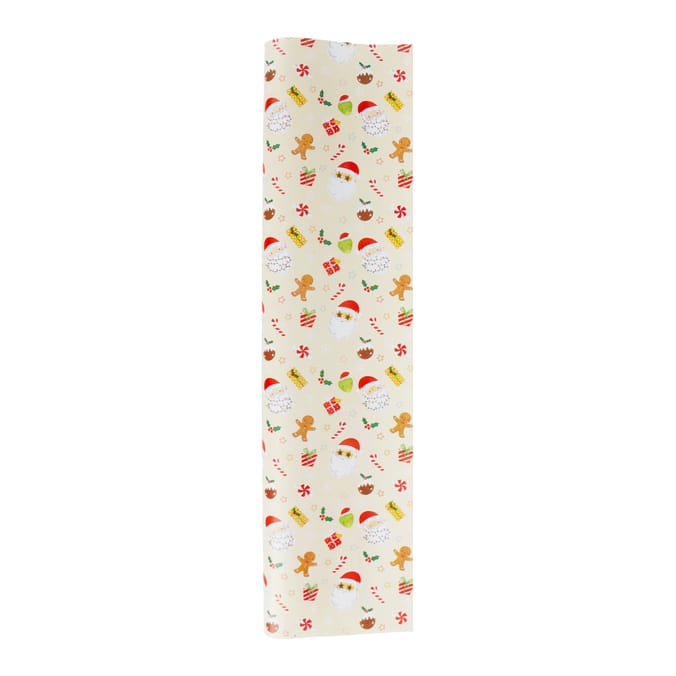 Sleigh Bells 12Metre Wrapping Paper