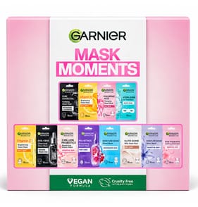 Garnier Sheet Mask Moments Gift Set 12 Pack