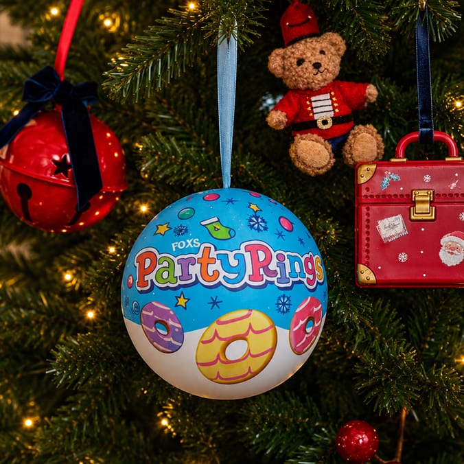 Party Rings Bauble Tin