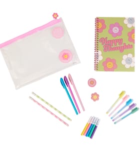 Scribble Pop Shop Stationery Wallet Flower
