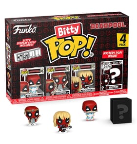 Funko Bitty Pop! Deadpool Mini Vinyl Figure 4 Pack -  Sleepover, Larp, Heavy Metal & Mystery