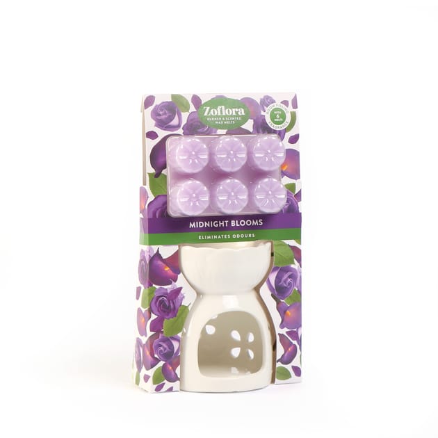 Zoflora Midnight Blooms Burner & Wax Melts Home Bargains