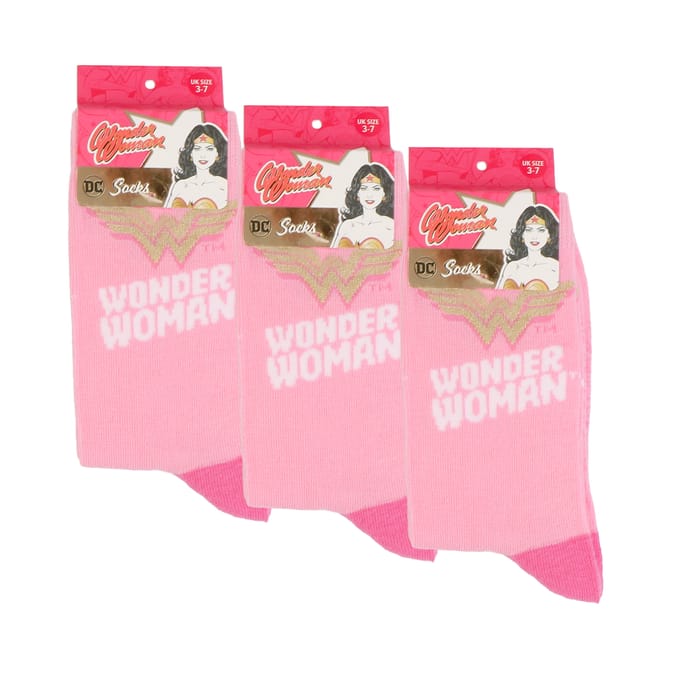 Wonder Woman Socks x3