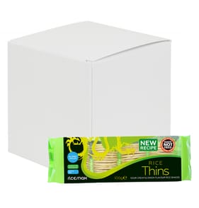 Ricesnax Rice Thins Sour Cream & Onion 100g x24