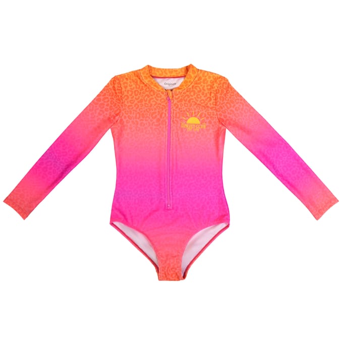 Originals Long Sleeved Leopard Swimsuit