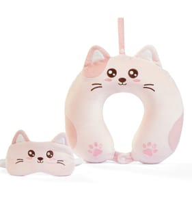 TravelShop Character Travel Pillow - Cat