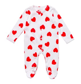 Originals Valentines Baby Sleepsuit