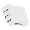 Active By Originals Ladies Cushion Invisible Trainer Socks