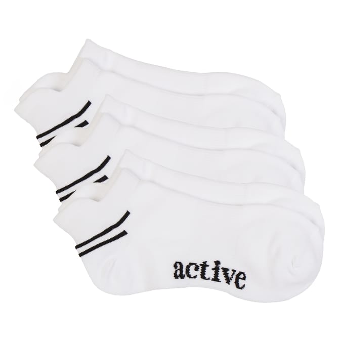 Active By Originals Ladies Cushion Invisible Trainer Socks