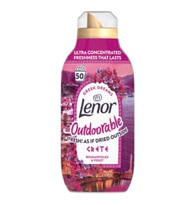 Lenor Outdoorable Fabric Softener 50 Washes - Crete Bougainvillea & Violet