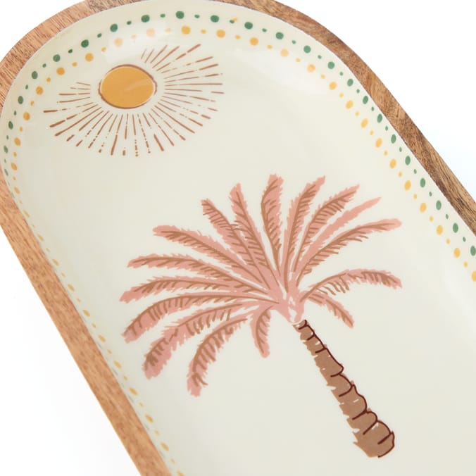 Desert Dusk Mango Wood Oval Plate 