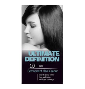 Ultimate Definition Permanent Hair Colour - 1.0 Black