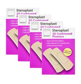 Steroplast Cushioned Plasters 20s x4