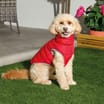 My Pets Reversible Pet Red Puffer Coat 