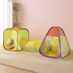 Liberty House Toys Kids Colourful Kids Play Tent & Tunnel Set 100 Colourful Balls