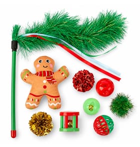 Martha's Cat Toy Christmas Stocking Set