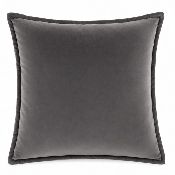 Home Collections Charcoal Velvet Cushion 55 x 55cm