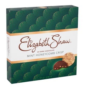 Elizabeth Shaw 22 Dark Chocolate Mint Honeycomb Crisp 137g