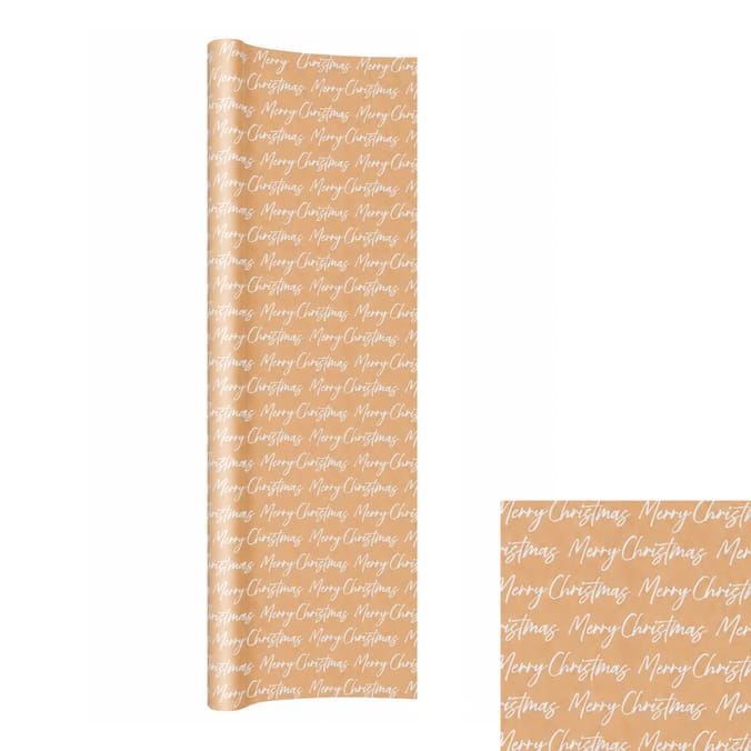 Festive Feeling 4M Kraft Wrapping Paper