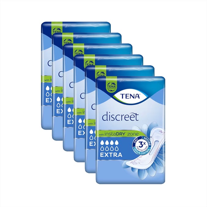 Tena Discreet Extra 10s Incontinence Pad x6