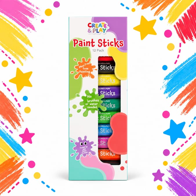 Create & Play Paint Sticks 12PK