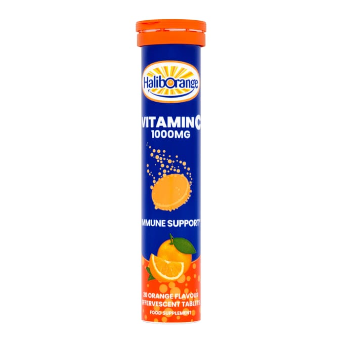 Haliborange 20 Vitamin C 1000mg Effervescent Tablets - Orange Flavour