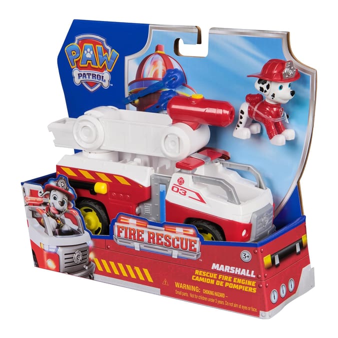 Paw Patrol Fire Rescue Vehicle & Figure - Marshall