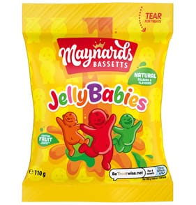 Maynards Bassetts Jelly Babies Candy 110g