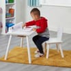 Liberty House Toys White Writing Multi-Purpose Table and Chair Set
