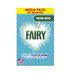 Fairy Non Bio Washing Powder 3kg 50 Washes