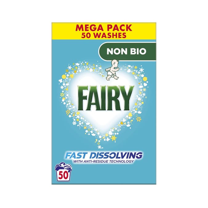 Fairy Non Bio Washing Powder 3kg 50 Washes