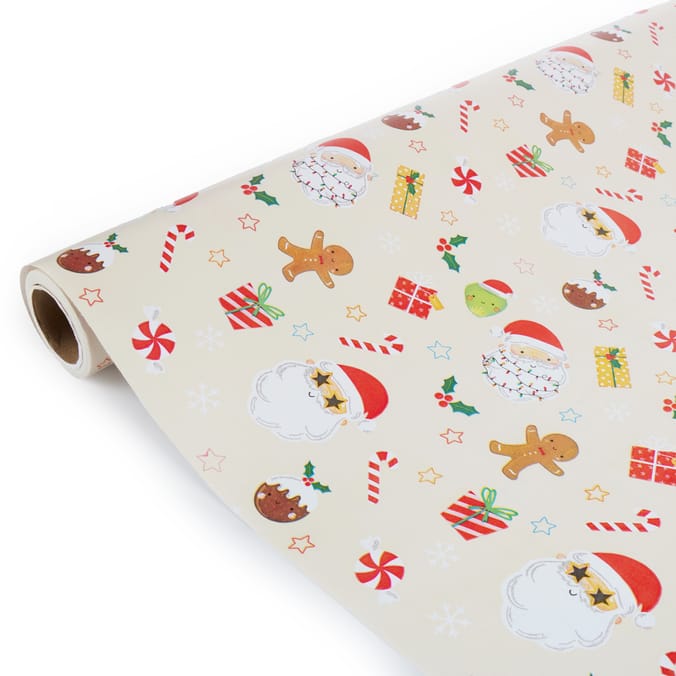 Sleigh Bells 12Metre Wrapping Paper