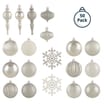 Frosted Spirit Christmas Baubles 50 Pack