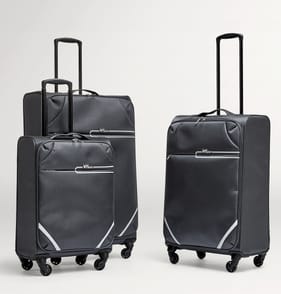Salisburys Light Luggage Ultra Lightweight Suitcase - Dark Grey