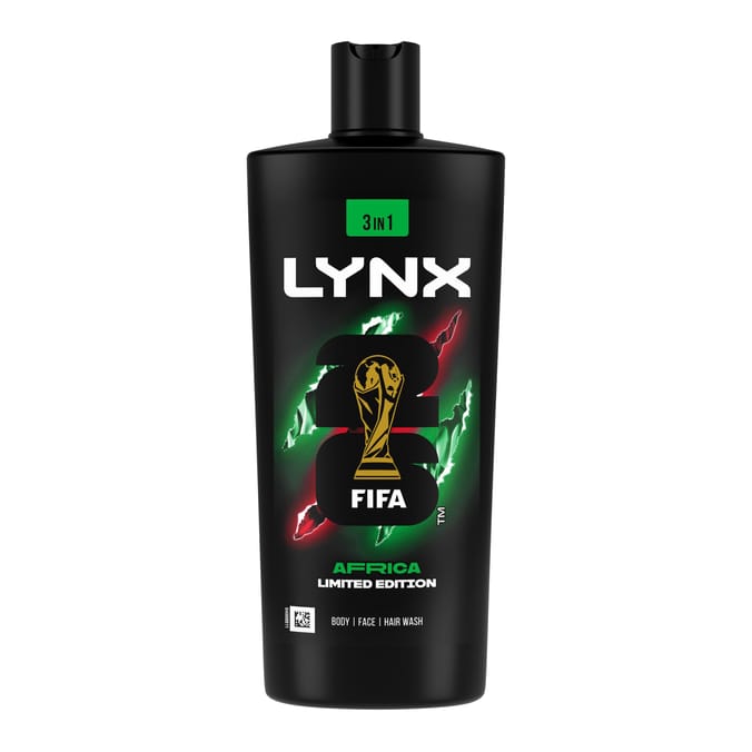 Lynx Shower Gel Limited Edition Fifa XXXL Africa 700ml