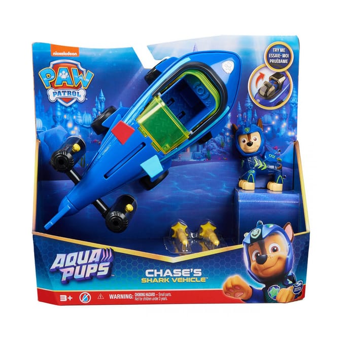 Paw Patrol Aqua Pups - Chase's Shark Vehicle