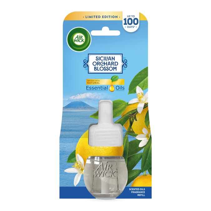 Air Wick Electrical Plug In Single Refill 19ml - Sicilian Orchard Blossom