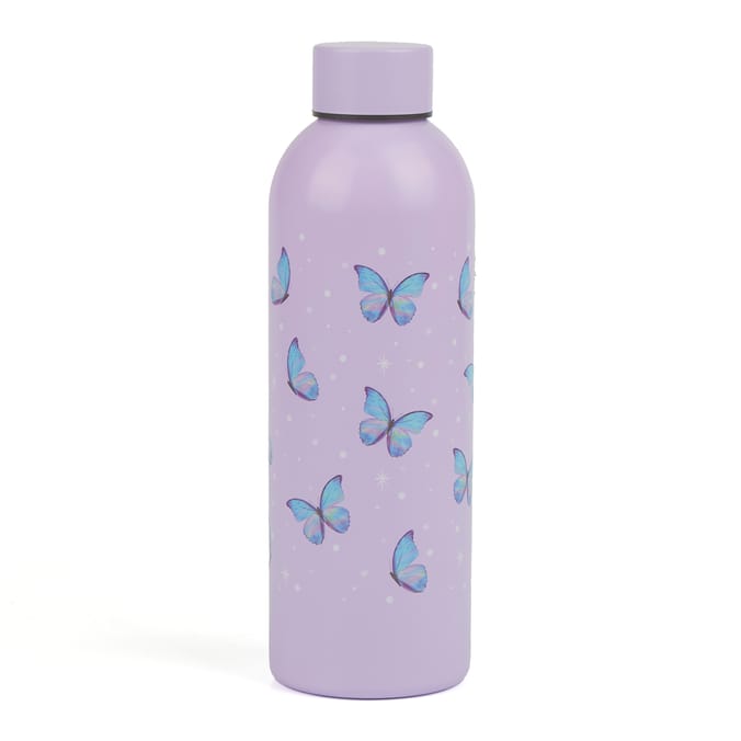 Stainless Steel Water Bottle 700ml - Butterflies