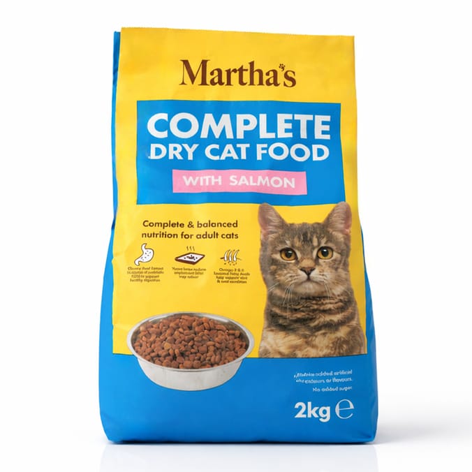 Martha's Dry Cat Food 2kg - Salmon 