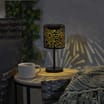Firefly Patterned Metal Desk Lamp Solar Light