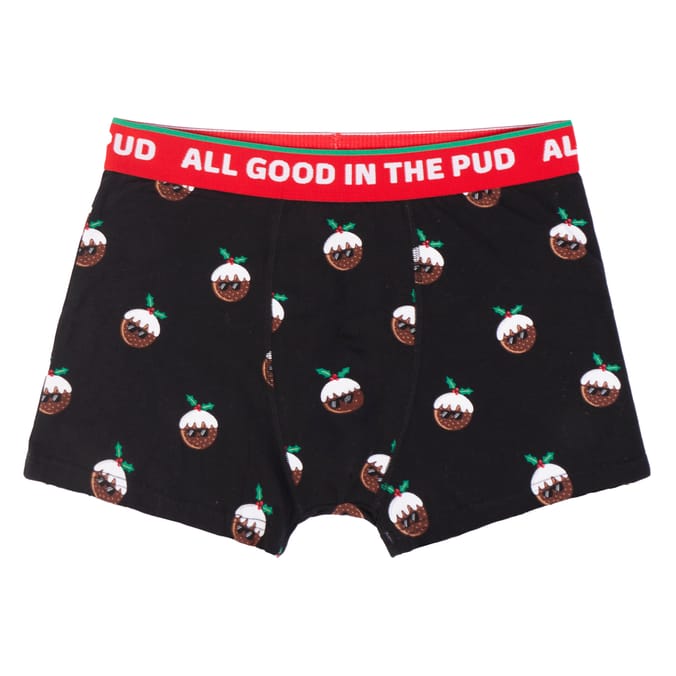 Originals Mens Christmas Pudding Boxers