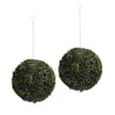 Jardin Medium Topiary Grass Ball 2 Pack